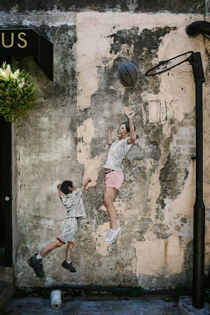 Penang Street Art Basketball
