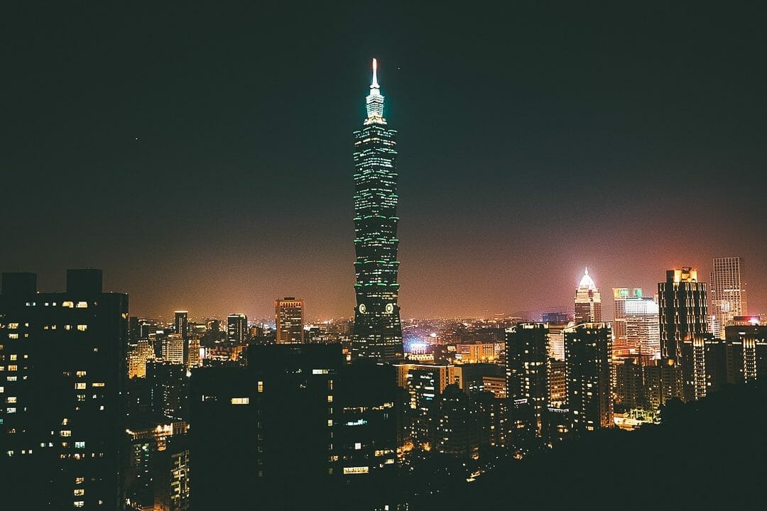 Taipei 101 vom Elephant Mountain