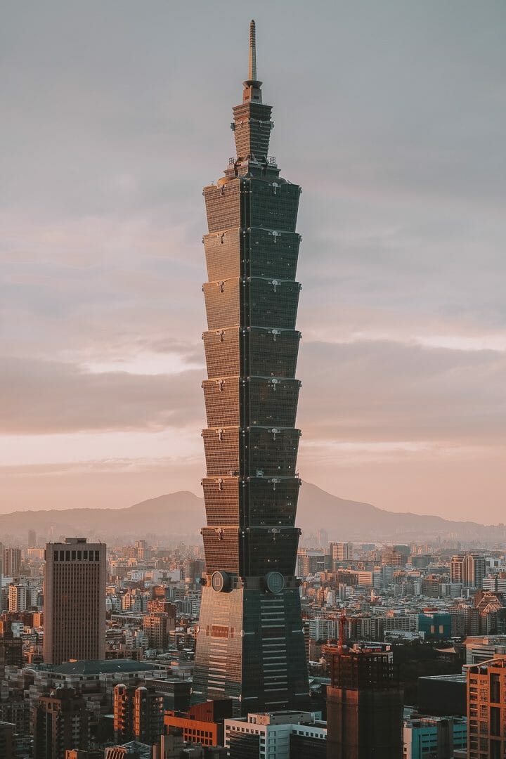 Die Sehenswürdigkeit Taipei 101