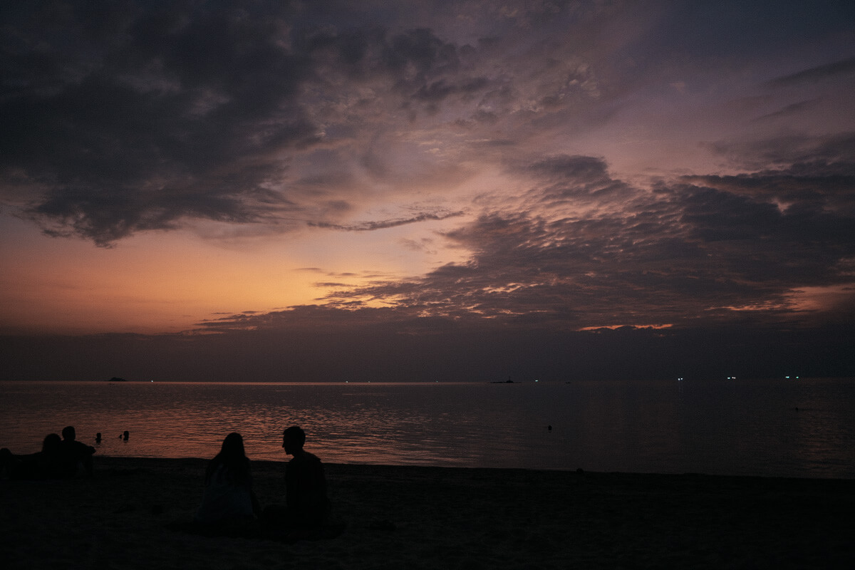 Koh Phangan Zen Beach Sonnenuntergang